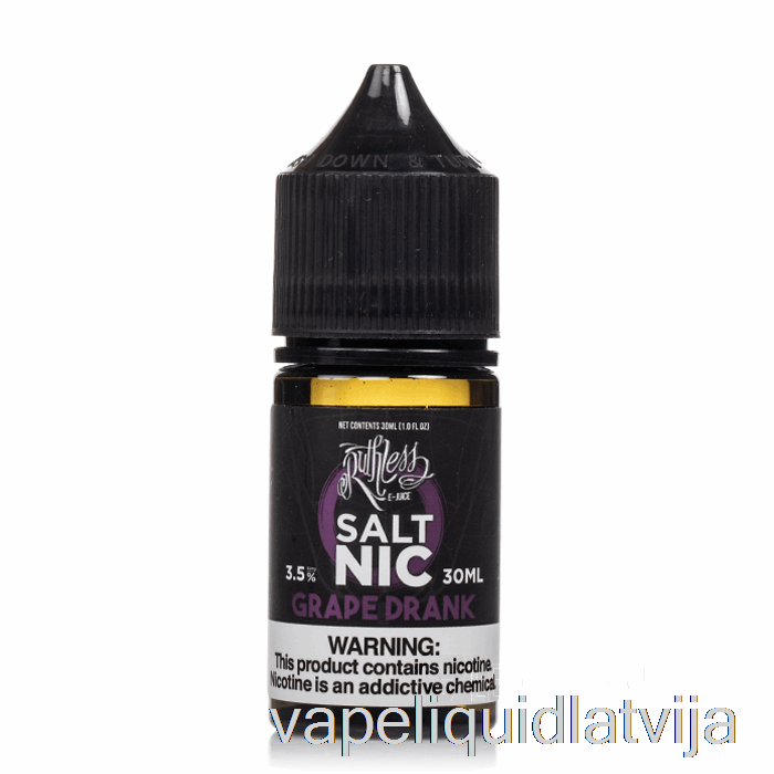 Vīnogu Dzēriens - Nežēlīgs Sāls - 30ml 10mg Vape šķidrums